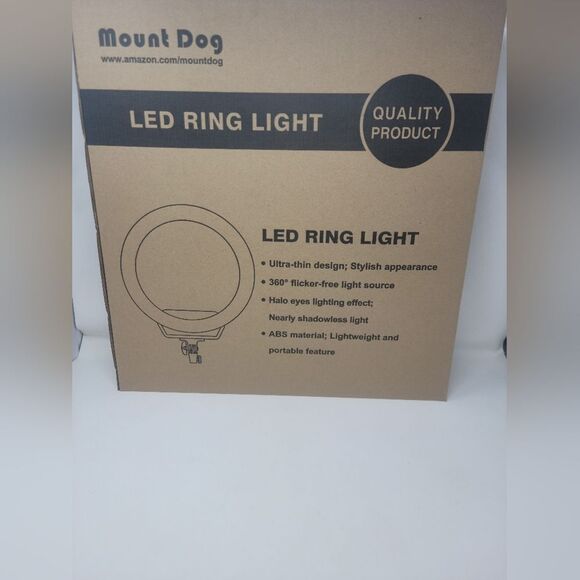 MOUNTDOG 16" Ring Light Kit 55W Bluetooth LED Ringlight Lighting with Tripod - Picture 3 of 9
